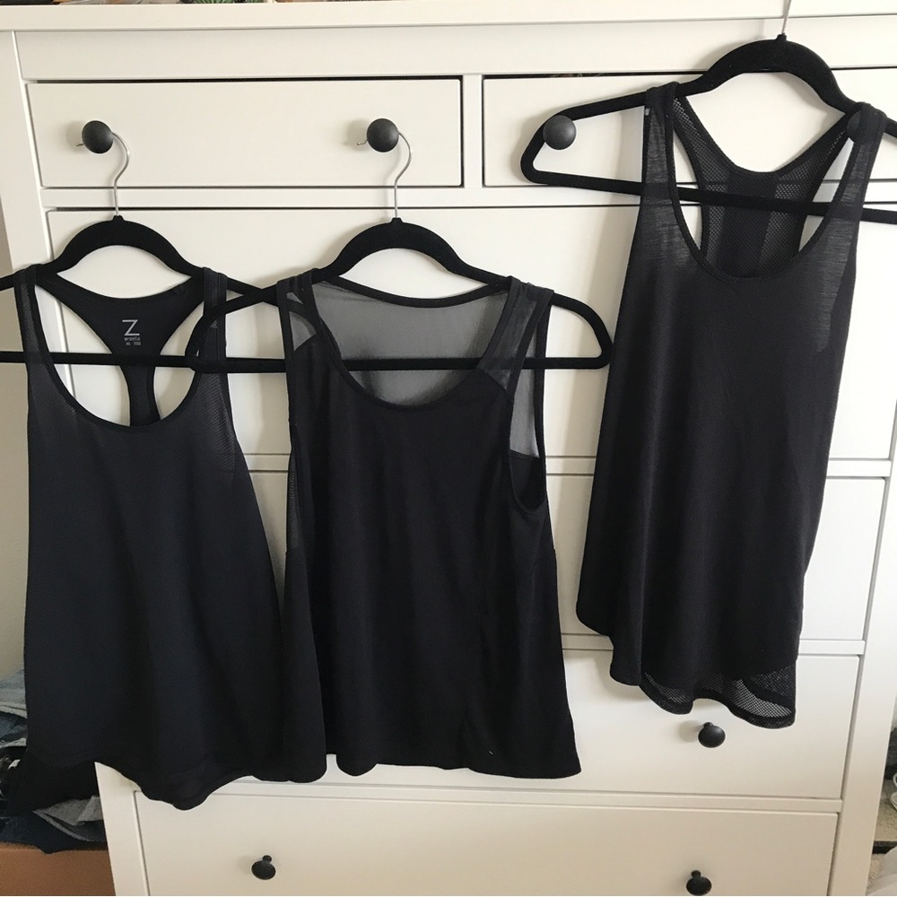 Three (3) Exercise Tank Tops - XS